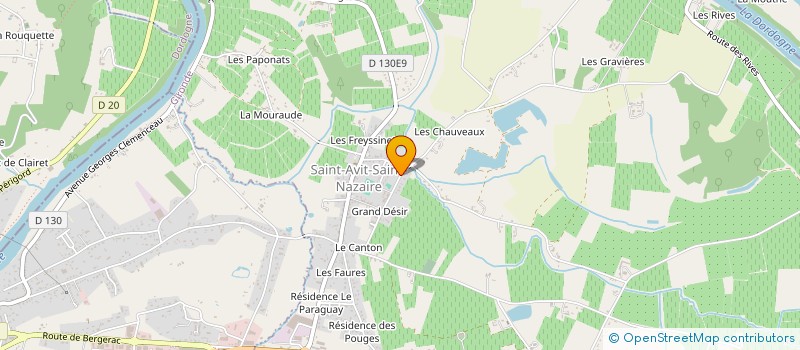 localisation de l'entreprise MONSIEUR GILBERT PURREY à SAINT-AVIT-SAINT-NAZAIRE