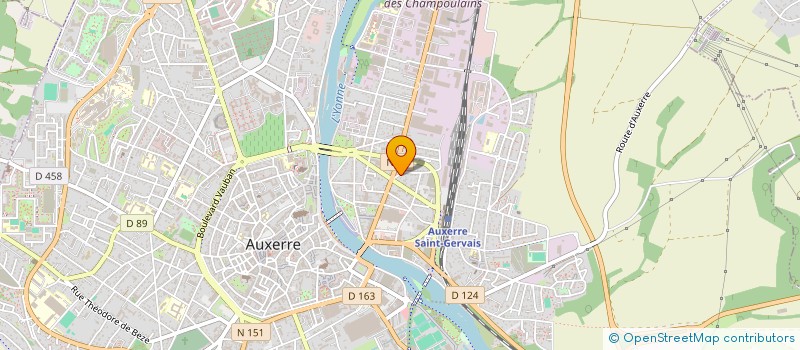 localisation de l'entreprise MONSIEUR GILBERT QUIGNARD à AUXERRE