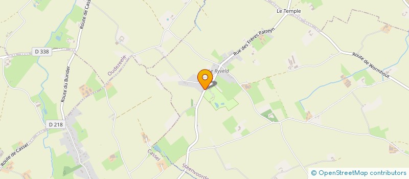 localisation de l'entreprise MONSIEUR GILBERT RAGUENEZ à STEENVOORDE