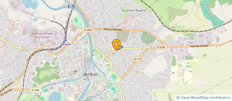 localisation de l'entreprise MONSIEUR GILBERT RAMENATTE à VERDUN