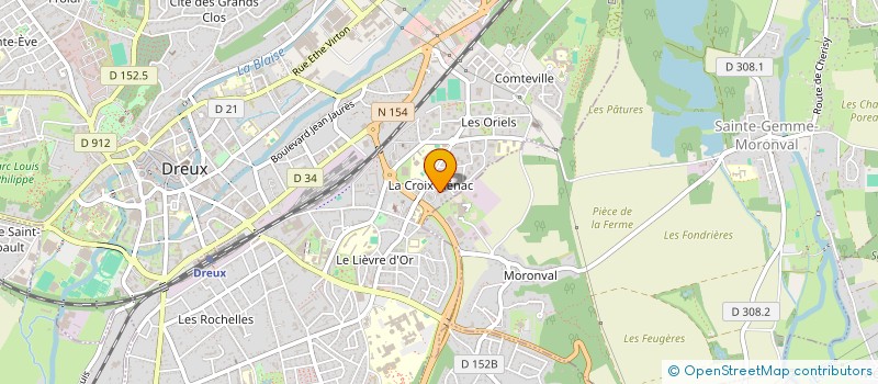 localisation de l'entreprise MONSIEUR GILBERT RAUX à DREUX