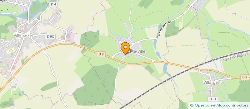 localisation de l'entreprise MONSIEUR GILBERT REGNIER  LES MAGNY