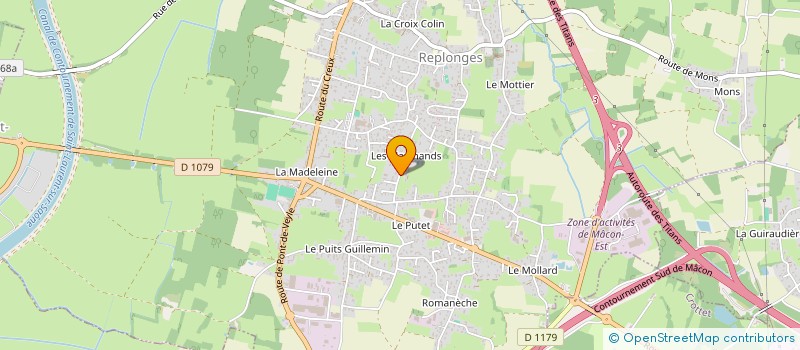 localisation de l'entreprise MONSIEUR GILBERT RENAUD à REPLONGES