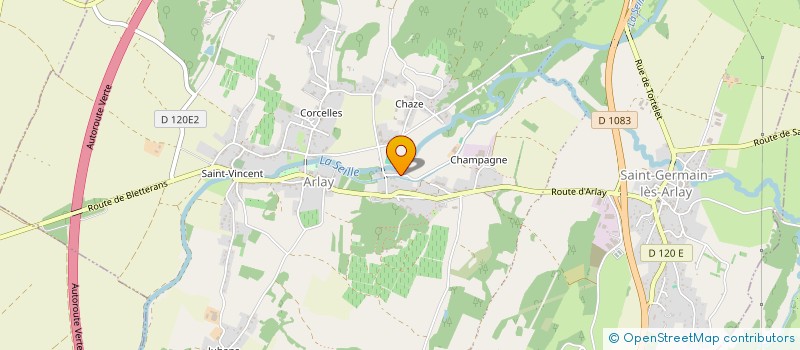 localisation de l'entreprise MONSIEUR GILBERT RENAUD à ARLAY