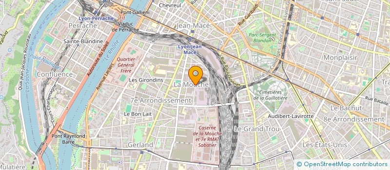 localisation de l'entreprise MONSIEUR GILBERT RIGOGNE  LYON