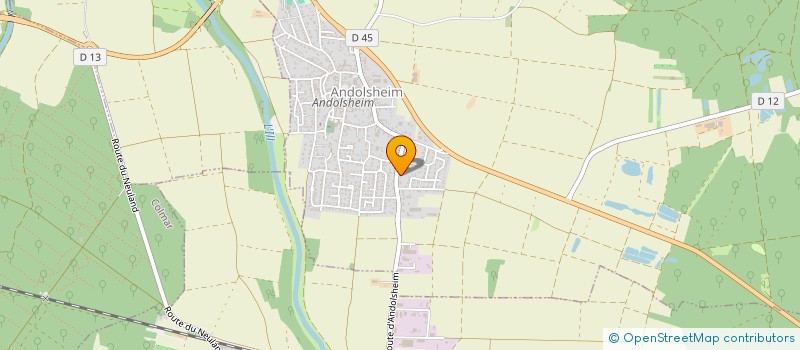 localisation de l'entreprise MONSIEUR GILBERT RINGENBACH  ANDOLSHEIM