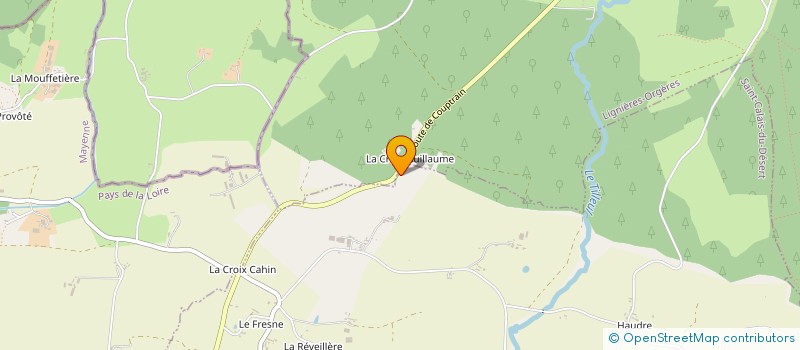 localisation de l'entreprise MONSIEUR GILBERT RINGUENET-PECATE à LIGNIERES-ORGERES