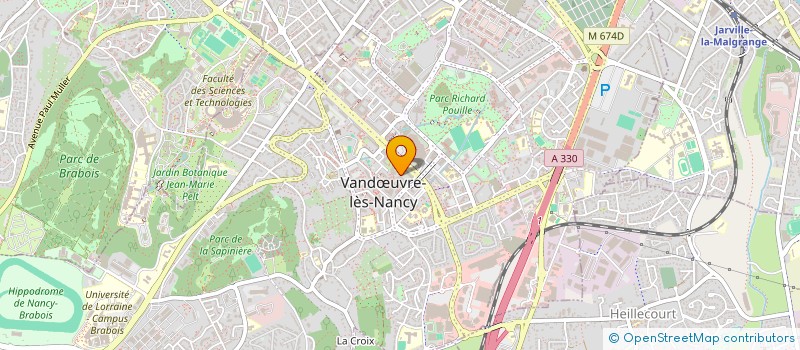 localisation de l'entreprise MONSIEUR GILBERT RIVAT  VANDUVRE-LES-NANCY