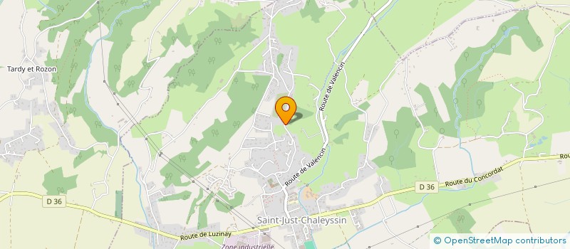 localisation de l'entreprise MONSIEUR GILBERT RIVOLLET  SAINT-JUST-CHALEYSSIN