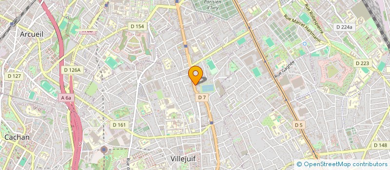 localisation de l'entreprise MONSIEUR GILBERT ROBERT  VILLEJUIF