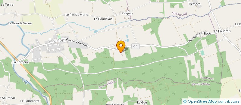 localisation de l'entreprise MONSIEUR GILBERT ROBERT  COURNON