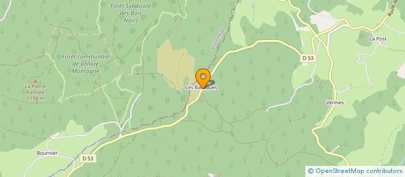 localisation de l'entreprise MONSIEUR GILBERT ROCHE  NOIRETABLE