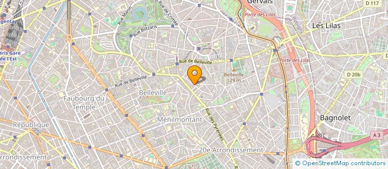 localisation de l'entreprise MONSIEUR GILBERT RODRIGUES  PARIS