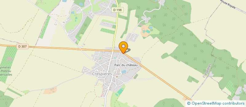 localisation de l'entreprise MONSIEUR GILBERT ROGER  CRESPIERES