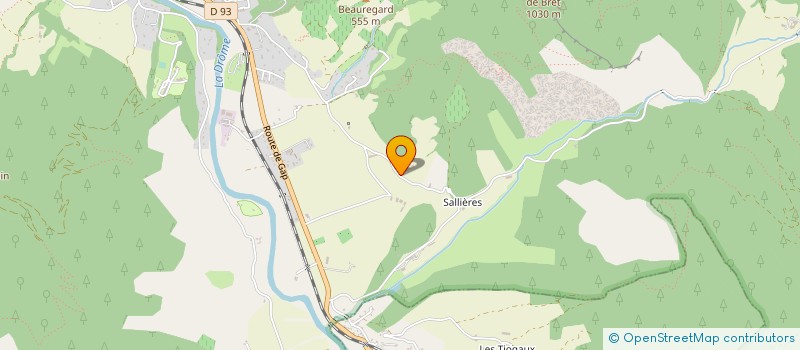 localisation de l'entreprise MONSIEUR GILBERT ROLLAND  DIE