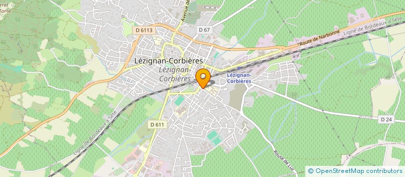 localisation de l'entreprise MONSIEUR GILBERT ROUGE  LEZIGNAN-CORBIERES