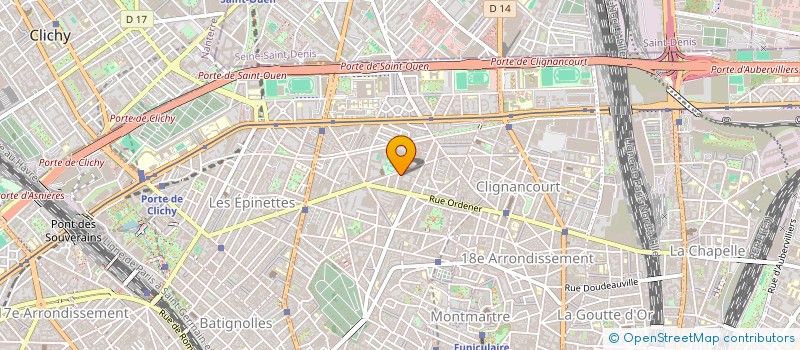 localisation de l'entreprise MONSIEUR GILBERT ROUSSELIN  PARIS