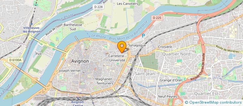 localisation de l'entreprise MONSIEUR GILBERT ROUX  AVIGNON