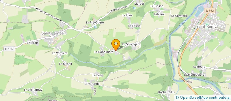 localisation de l'entreprise MONSIEUR GILBERT RUAUX  SAINT-LAMBERT