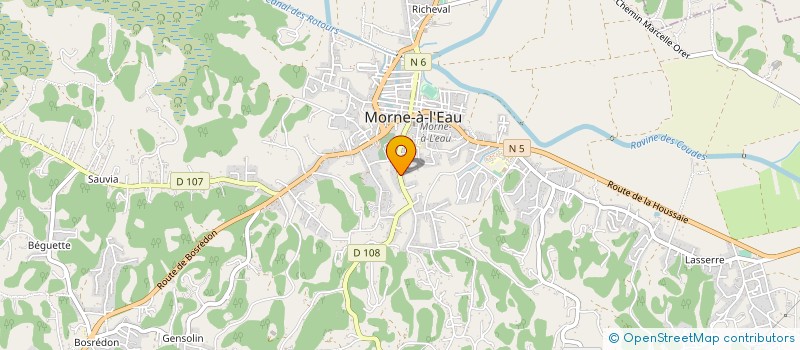 localisation de l'entreprise MONSIEUR GILBERT RUGARD à MORNE A L EAU