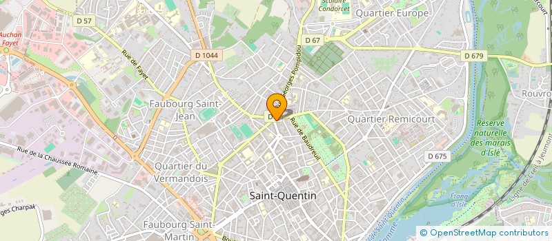localisation de l'entreprise MONSIEUR GILBERT SADI à SAINT-QUENTIN