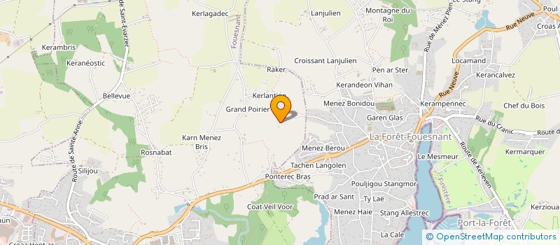 localisation de l'entreprise MONSIEUR GILBERT SALAUN  FOUESNANT