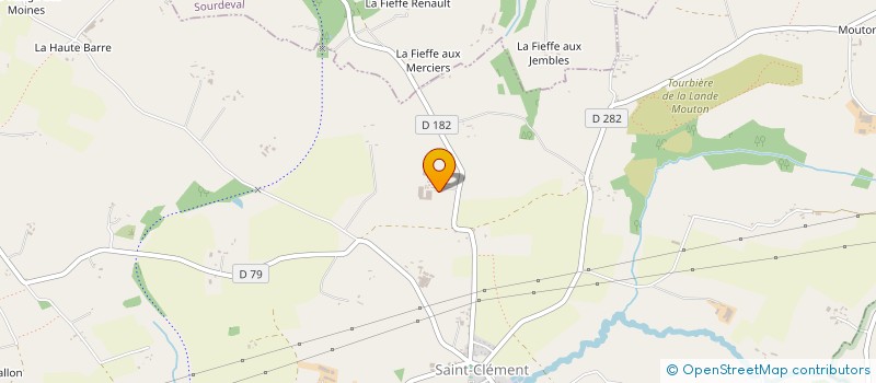 localisation de l'entreprise MONSIEUR GILBERT SALLOT  SAINT-CLEMENT-RANCOUDRAY