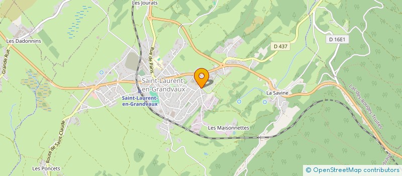 localisation de l'entreprise MONSIEUR GILBERT SALVI  SAINT-LAURENT-EN-GRANDVAUX