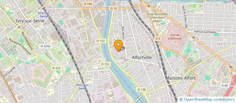 localisation de l'entreprise MONSIEUR GILBERT SANGARIA à ALFORTVILLE