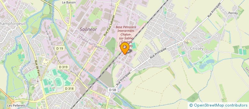 localisation de l'entreprise MONSIEUR GILBERT SASSOT  CRISSEY