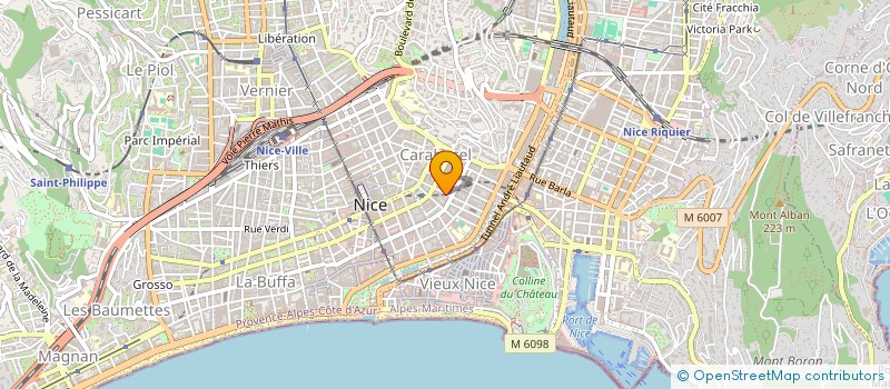 localisation de l'entreprise MONSIEUR GILBERT SATTEGNA à NICE