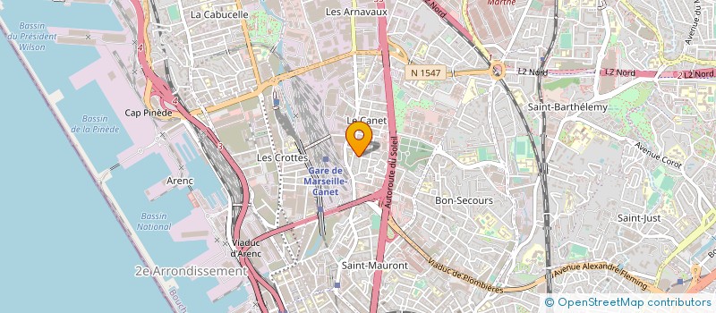localisation de l'entreprise MONSIEUR GILBERT SAU à MARSEILLE