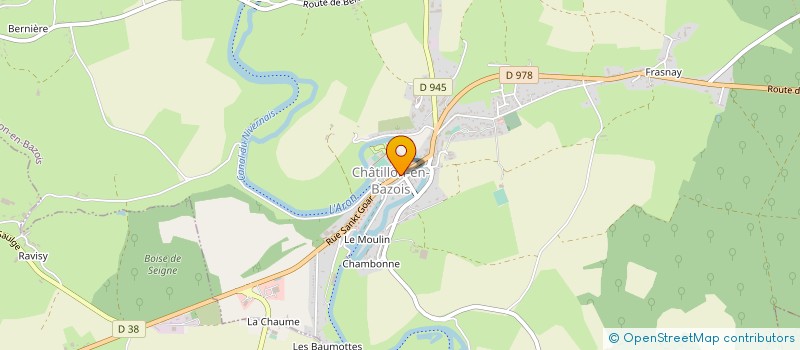 localisation de l'entreprise MONSIEUR GILBERT SAVE à CHATILLON-EN-BAZOIS