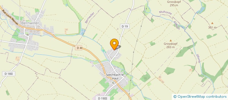 localisation de l'entreprise MONSIEUR GILBERT SCHMITT  SPECHBACH