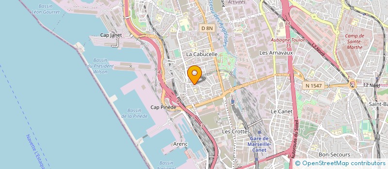 localisation de l'entreprise MONSIEUR GILBERT SCHMITT à MARSEILLE