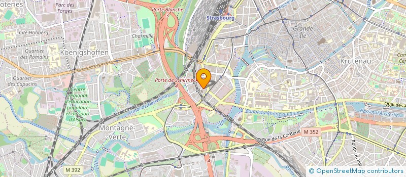 localisation de l'entreprise MONSIEUR GILBERT SCHWEITZER à STRASBOURG