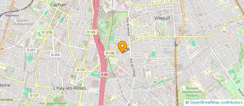 localisation de l'entreprise MONSIEUR GILBERT SECHAN  VILLEJUIF