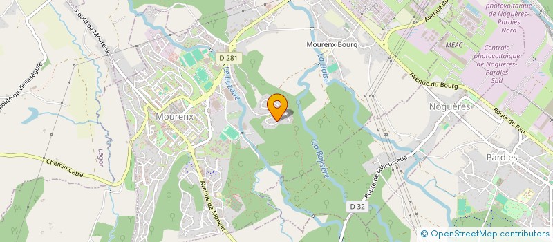 localisation de l'entreprise MONSIEUR GILBERT SEGRODNICK  MOURENX