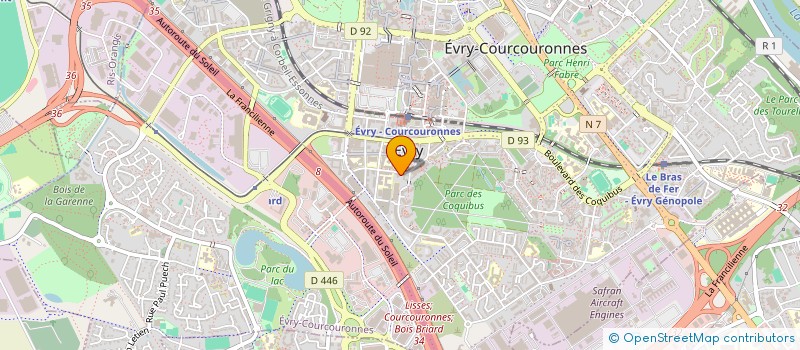 localisation de l'entreprise MONSIEUR GILBERT SEMENENKO  EVRY-COURCOURONNES