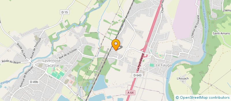 localisation de l'entreprise MONSIEUR GILBERT SENNOU  LE FAUGA