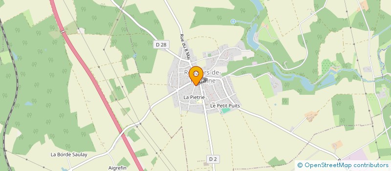 localisation de l'entreprise MONSIEUR GILBERT SEVAULT à ROUZIERS-DE-TOURAINE