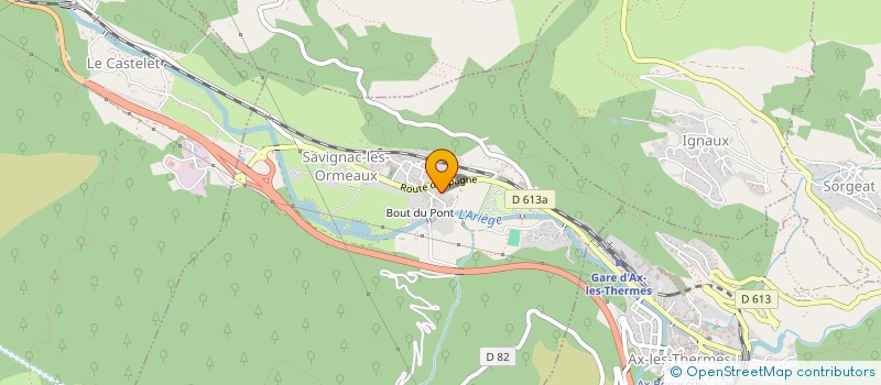 localisation de l'entreprise MONSIEUR GILBERT SICRE à SAVIGNAC-LES-ORMEAUX