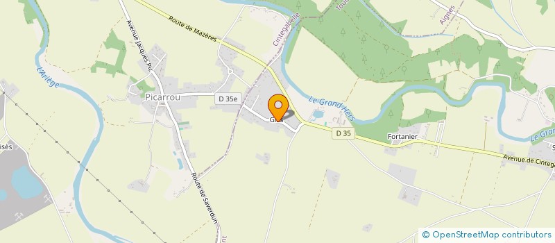 localisation de l'entreprise MONSIEUR GILBERT SIRGANT  CALMONT