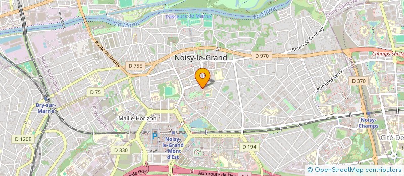 localisation de l'entreprise MONSIEUR GILBERT SIROTA à NOISY-LE-GRAND