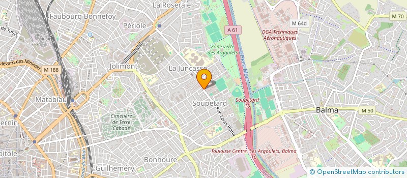 localisation de l'entreprise MONSIEUR GILBERT SOLA à TOULOUSE