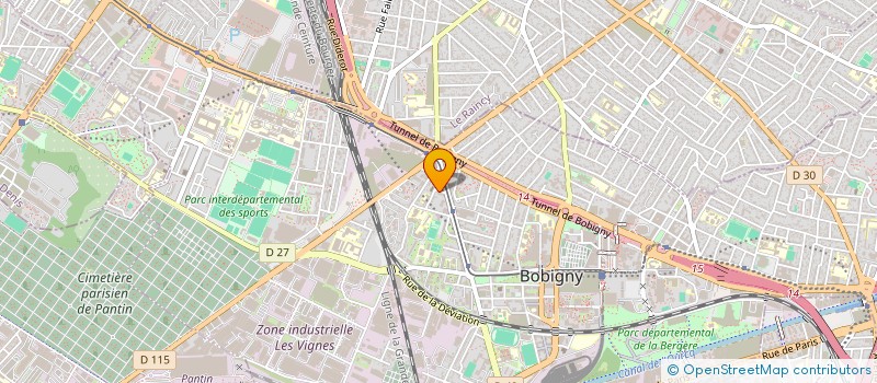 localisation de l'entreprise MONSIEUR GILBERT SORIN à BOBIGNY