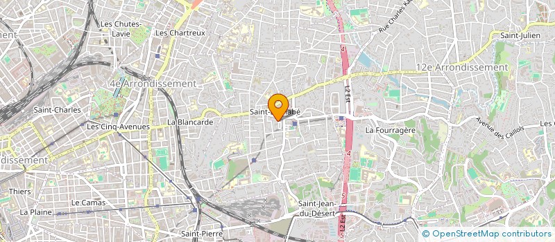 localisation de l'entreprise MONSIEUR GILBERT SPERDUTO  MARSEILLE