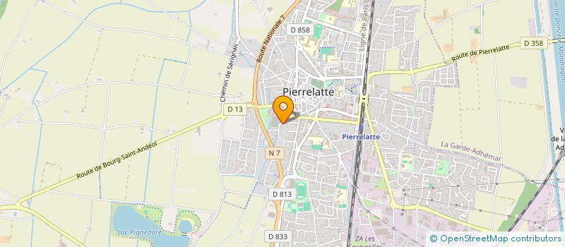 localisation de l'entreprise MONSIEUR GILBERT STEPHAN à PIERRELATTE