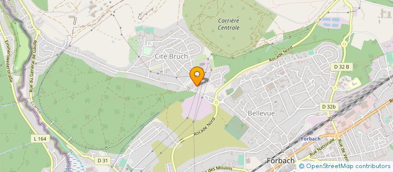 localisation de l'entreprise MONSIEUR GILBERT STRAUSS  FORBACH