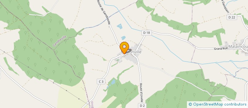 localisation de l'entreprise MONSIEUR GILBERT SYLVESTRE  MEDONVILLE